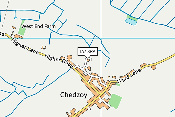 TA7 8RA map - OS VectorMap District (Ordnance Survey) TA7 8RA map - OS VectorMap District (Ordnance Survey)