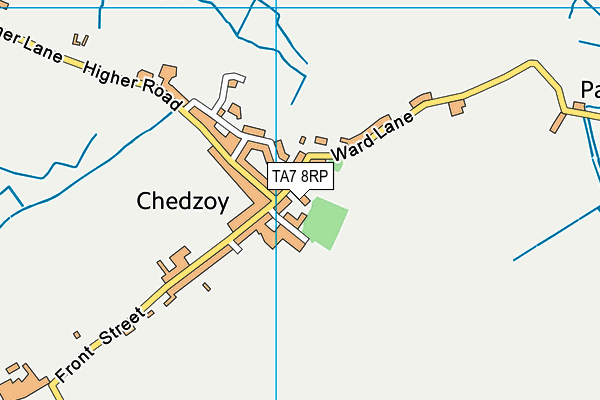 TA7 8RP map - OS VectorMap District (Ordnance Survey) TA7 8RP map - OS VectorMap District (Ordnance Survey)