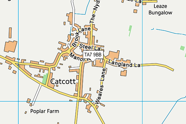 TA7 9BB map - OS VectorMap District (Ordnance Survey) TA7 9BB map - OS VectorMap District (Ordnance Survey)