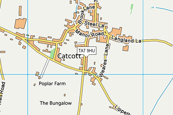 TA7 9HU map - OS VectorMap District (Ordnance Survey) TA7 9HU map - OS VectorMap District (Ordnance Survey)
