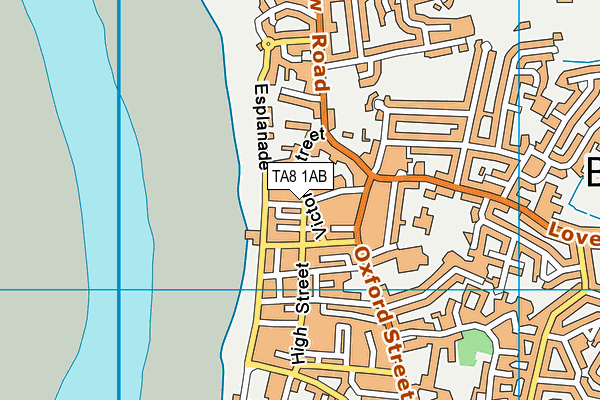TA8 1AB map - OS VectorMap District (Ordnance Survey) TA8 1AB map - OS VectorMap District (Ordnance Survey)