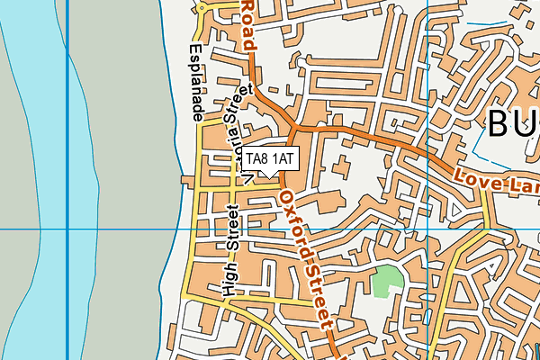 TA8 1AT map - OS VectorMap District (Ordnance Survey) TA8 1AT map - OS VectorMap District (Ordnance Survey)