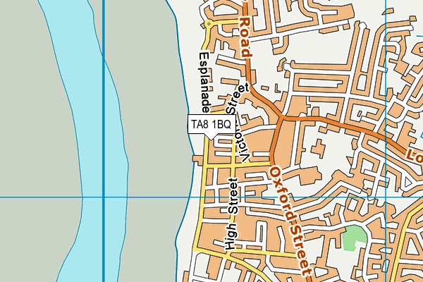 TA8 1BQ map - OS VectorMap District (Ordnance Survey) TA8 1BQ map - OS VectorMap District (Ordnance Survey)