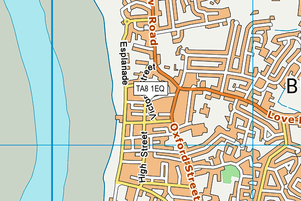 TA8 1EQ map - OS VectorMap District (Ordnance Survey) TA8 1EQ map - OS VectorMap District (Ordnance Survey)