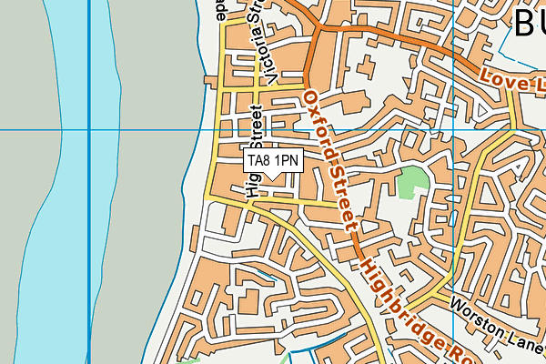 TA8 1PN map - OS VectorMap District (Ordnance Survey) TA8 1PN map - OS VectorMap District (Ordnance Survey)