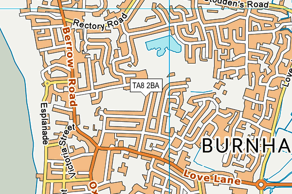 TA8 2BA map - OS VectorMap District (Ordnance Survey) TA8 2BA map - OS VectorMap District (Ordnance Survey)