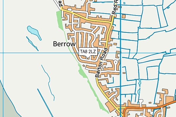 TA8 2LZ map - OS VectorMap District (Ordnance Survey) TA8 2LZ map - OS VectorMap District (Ordnance Survey)