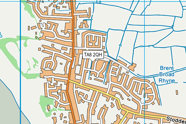 TA8 2QH map - OS VectorMap District (Ordnance Survey) TA8 2QH map - OS VectorMap District (Ordnance Survey)