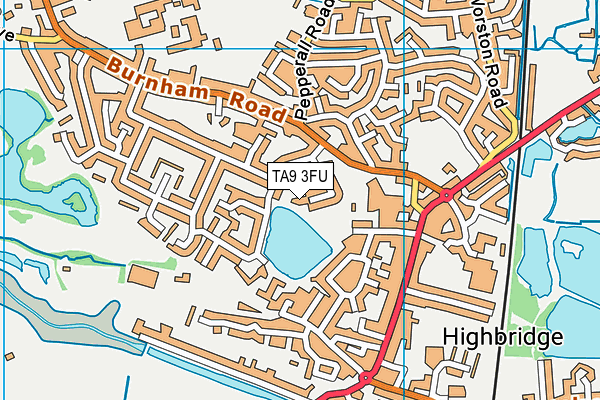 TA9 3FU map - OS VectorMap District (Ordnance Survey) TA9 3FU map - OS VectorMap District (Ordnance Survey)
