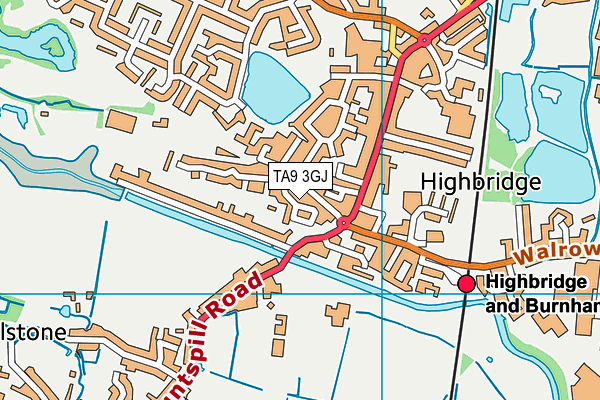 TA9 3GJ map - OS VectorMap District (Ordnance Survey) TA9 3GJ map - OS VectorMap District (Ordnance Survey)