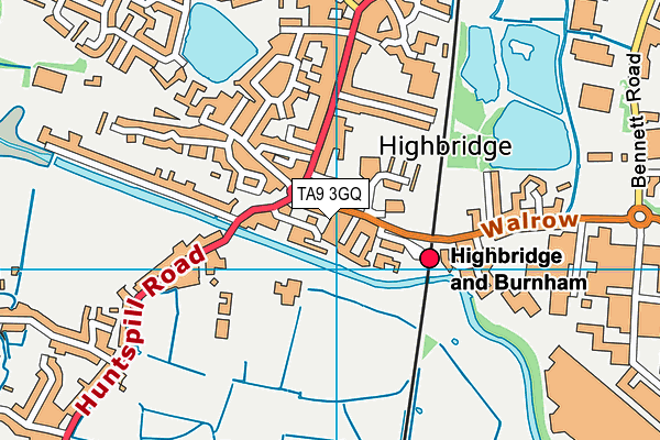 TA9 3GQ map - OS VectorMap District (Ordnance Survey) TA9 3GQ map - OS VectorMap District (Ordnance Survey)
