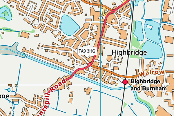 TA9 3HG map - OS VectorMap District (Ordnance Survey) TA9 3HG map - OS VectorMap District (Ordnance Survey)