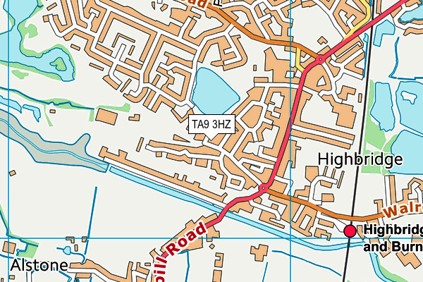 TA9 3HZ map - OS VectorMap District (Ordnance Survey) TA9 3HZ map - OS VectorMap District (Ordnance Survey)