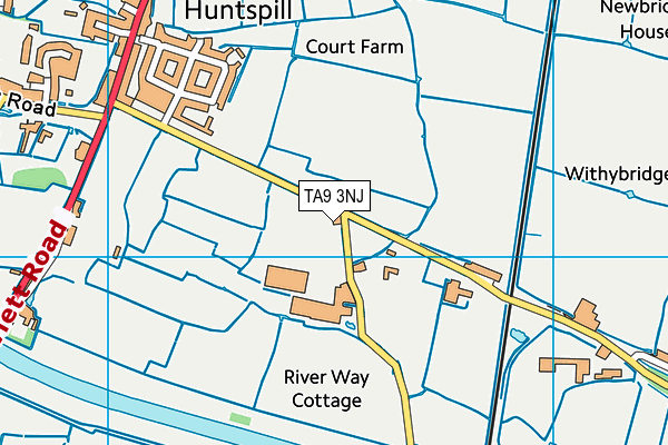 TA9 3NJ map - OS VectorMap District (Ordnance Survey) TA9 3NJ map - OS VectorMap District (Ordnance Survey)