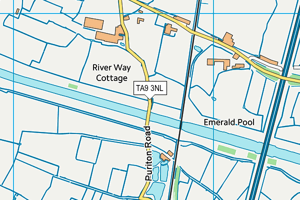 TA9 3NL map - OS VectorMap District (Ordnance Survey) TA9 3NL map - OS VectorMap District (Ordnance Survey)