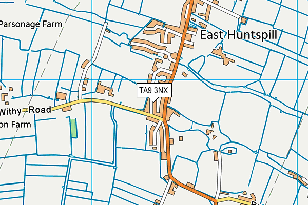 TA9 3NX map - OS VectorMap District (Ordnance Survey) TA9 3NX map - OS VectorMap District (Ordnance Survey)