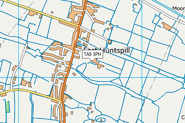 TA9 3PH map - OS VectorMap District (Ordnance Survey) TA9 3PH map - OS VectorMap District (Ordnance Survey)