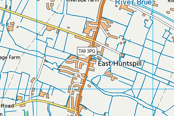 TA9 3PQ map - OS VectorMap District (Ordnance Survey) TA9 3PQ map - OS VectorMap District (Ordnance Survey)