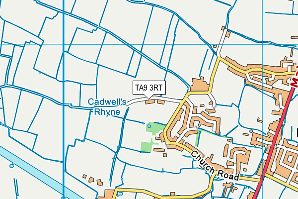 TA9 3RT map - OS VectorMap District (Ordnance Survey) TA9 3RT map - OS VectorMap District (Ordnance Survey)