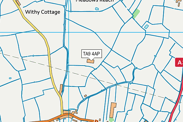 TA9 4AP map - OS VectorMap District (Ordnance Survey) TA9 4AP map - OS VectorMap District (Ordnance Survey)