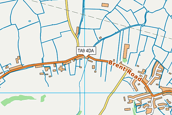 TA9 4DA map - OS VectorMap District (Ordnance Survey) TA9 4DA map - OS VectorMap District (Ordnance Survey)