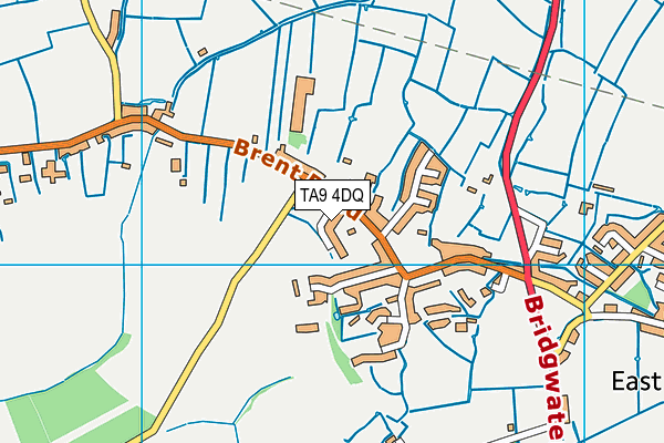 TA9 4DQ map - OS VectorMap District (Ordnance Survey) TA9 4DQ map - OS VectorMap District (Ordnance Survey)