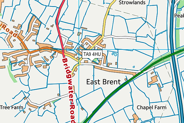 TA9 4HU map - OS VectorMap District (Ordnance Survey)