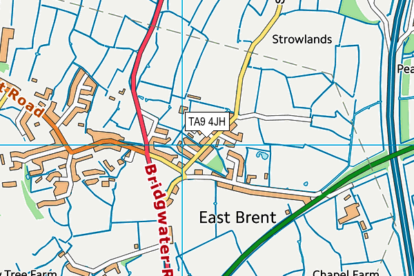 TA9 4JH map - OS VectorMap District (Ordnance Survey) TA9 4JH map - OS VectorMap District (Ordnance Survey)