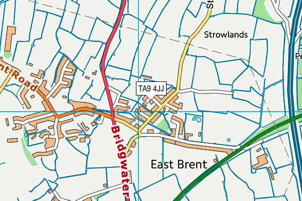 TA9 4JJ map - OS VectorMap District (Ordnance Survey) TA9 4JJ map - OS VectorMap District (Ordnance Survey)