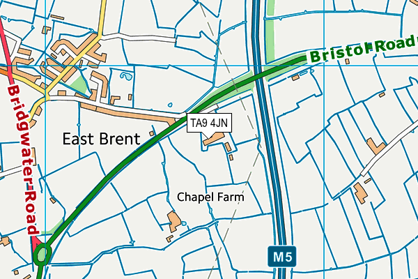 TA9 4JN map - OS VectorMap District (Ordnance Survey) TA9 4JN map - OS VectorMap District (Ordnance Survey)