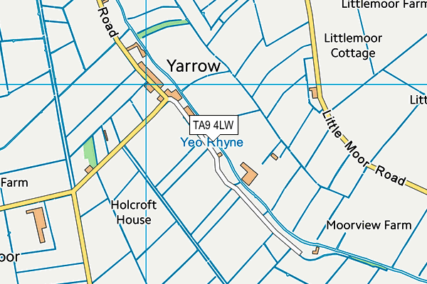 TA9 4LW map - OS VectorMap District (Ordnance Survey)