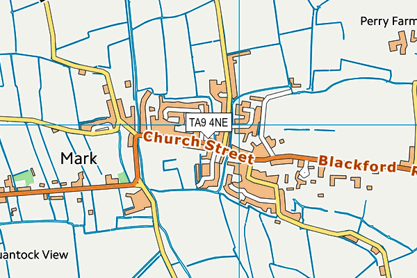 TA9 4NE map - OS VectorMap District (Ordnance Survey)