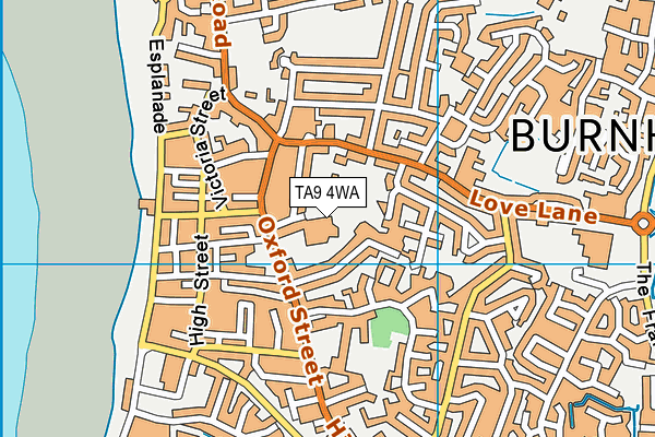 TA9 4WA map - OS VectorMap District (Ordnance Survey) TA9 4WA map - OS VectorMap District (Ordnance Survey)