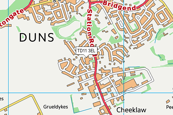 TD11 3EL map - OS VectorMap District (Ordnance Survey) TD11 3EL map - OS VectorMap District (Ordnance Survey)