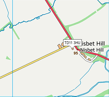 TD11 3HU map - OS VectorMap District (Ordnance Survey) TD11 3HU map - OS VectorMap District (Ordnance Survey)