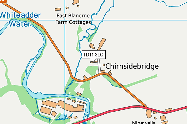 TD11 3LQ map - OS VectorMap District (Ordnance Survey) TD11 3LQ map - OS VectorMap District (Ordnance Survey)
