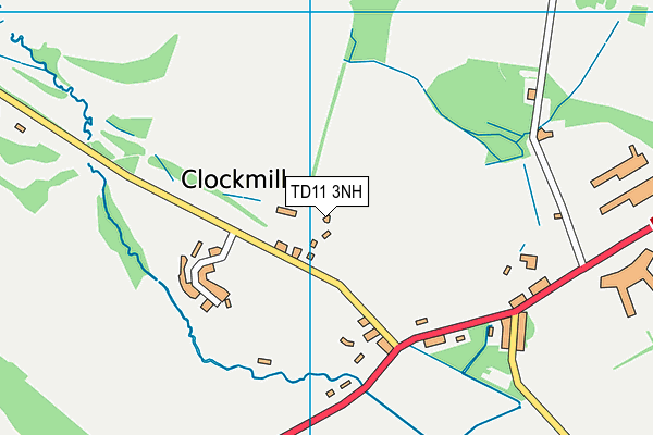 TD11 3NH map - OS VectorMap District (Ordnance Survey) TD11 3NH map - OS VectorMap District (Ordnance Survey)