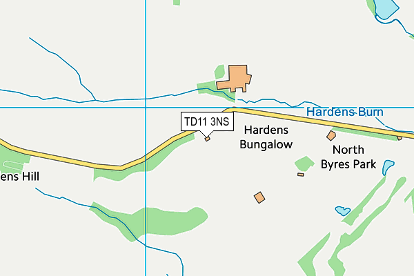TD11 3NS map - OS VectorMap District (Ordnance Survey) TD11 3NS map - OS VectorMap District (Ordnance Survey)