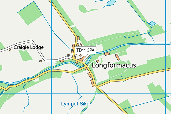 TD11 3PA map - OS VectorMap District (Ordnance Survey) TD11 3PA map - OS VectorMap District (Ordnance Survey)