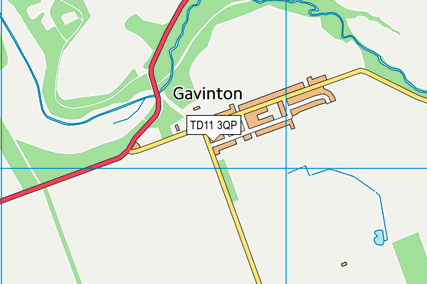 TD11 3QP map - OS VectorMap District (Ordnance Survey) TD11 3QP map - OS VectorMap District (Ordnance Survey)