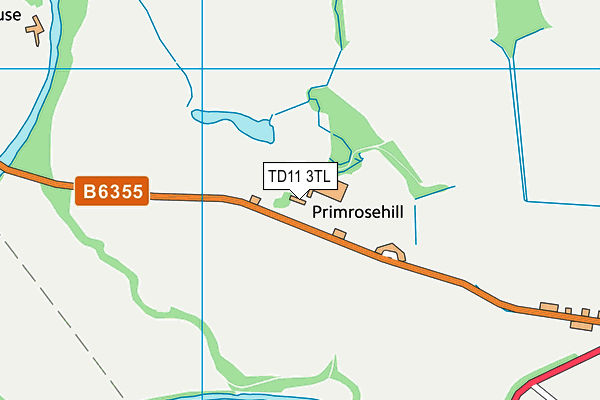 TD11 3TL map - OS VectorMap District (Ordnance Survey) TD11 3TL map - OS VectorMap District (Ordnance Survey)