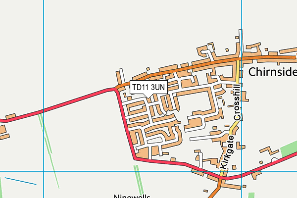 TD11 3UN map - OS VectorMap District (Ordnance Survey) TD11 3UN map - OS VectorMap District (Ordnance Survey)