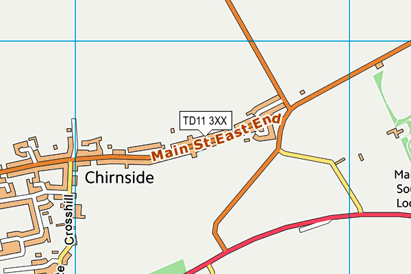 TD11 3XX map - OS VectorMap District (Ordnance Survey) TD11 3XX map - OS VectorMap District (Ordnance Survey)