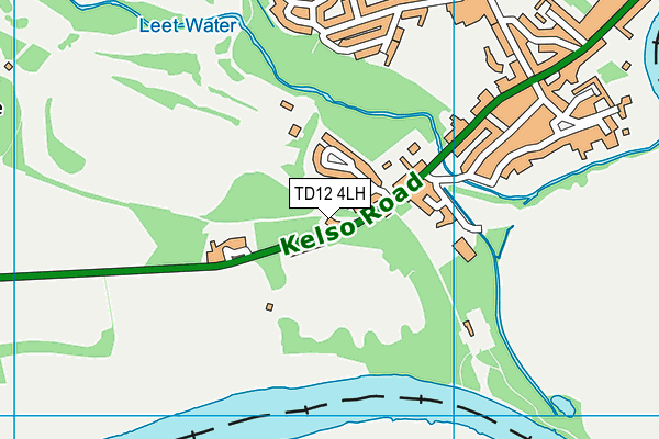 TD12 4LH map - OS VectorMap District (Ordnance Survey) TD12 4LH map - OS VectorMap District (Ordnance Survey)
