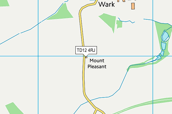 TD12 4RJ map - OS VectorMap District (Ordnance Survey) TD12 4RJ map - OS VectorMap District (Ordnance Survey)
