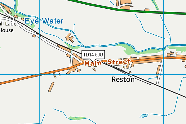 TD14 5JU map - OS VectorMap District (Ordnance Survey) TD14 5JU map - OS VectorMap District (Ordnance Survey)
