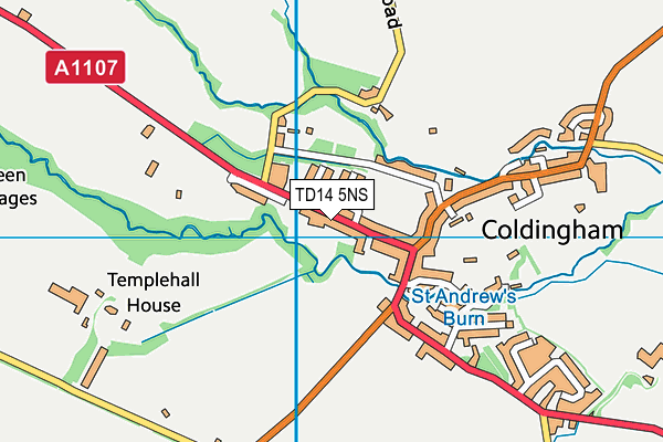 TD14 5NS map - OS VectorMap District (Ordnance Survey) TD14 5NS map - OS VectorMap District (Ordnance Survey)