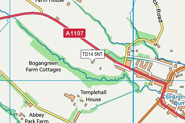 TD14 5NT map - OS VectorMap District (Ordnance Survey) TD14 5NT map - OS VectorMap District (Ordnance Survey)