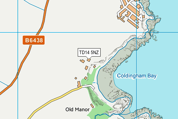 TD14 5NZ map - OS VectorMap District (Ordnance Survey) TD14 5NZ map - OS VectorMap District (Ordnance Survey)