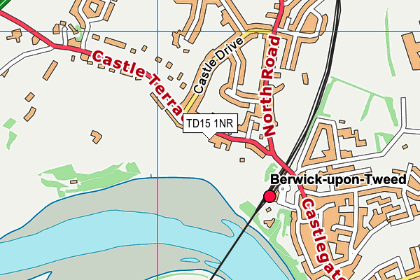 TD15 1NR map - OS VectorMap District (Ordnance Survey) TD15 1NR map - OS VectorMap District (Ordnance Survey)